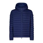 Blauwe Puffer Jacket Save The Duck , Blue , Heren