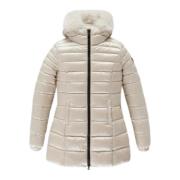 Lange Bontjas met Logomouw RefrigiWear , Beige , Dames