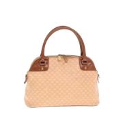 Pre-owned Canvas handbags Celine Vintage , Beige , Dames