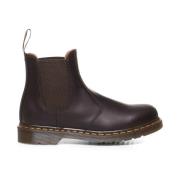 Bruine Leren Laarzen met Elastische Enkelversterking Dr. Martens , Bro...