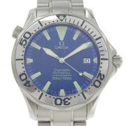 Pre-owned Stainless Steel watches Omega Vintage , Blue , Heren