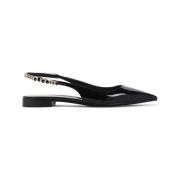 Zwarte Ballerina's Elegante Schoenen Gucci , Black , Dames