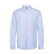 Oxford Katoenen Overhemd Hugo Boss , Blue , Heren