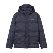 Montreal AOP Puffer Jacket Les Deux , Blue , Heren