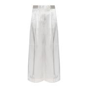 Glinsterende broek Jil Sander , White , Dames