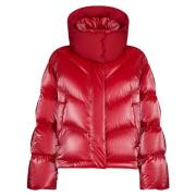 Bomber IN Nylon Ultrashiny NAT add , Red , Dames