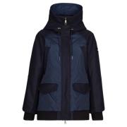 Parka IN Nylon Bright + Compact WOL add , Blue , Dames