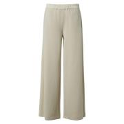 Elastische taille Palazzo broek Comma , Beige , Dames