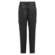 Cargo Pocket Business Jogger Broek Comma , Black , Dames