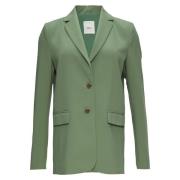 Klassieke Blazer met Reverskraag s.Oliver , Green , Dames