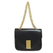 Pre-owned Leather handbags Celine Vintage , Black , Dames