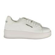 Sportieve witte vetersneakers met logodetails Gaëlle Paris , White , D...