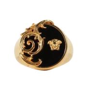 Pre-owned Fabric rings Versace Pre-owned , Yellow , Dames