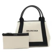 Pre-owned Canvas totes Balenciaga Vintage , Beige , Dames