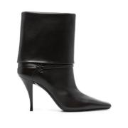 Napa Leren Laarzen Saint Laurent , Black , Dames