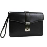 Pre-owned Leather handbags Dunhill Pre-owned , Black , Dames