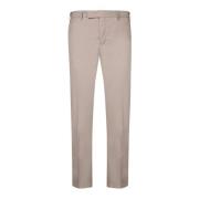 Wollen broek met ritssluiting PT Torino , Beige , Heren