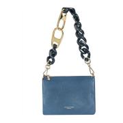 Modieuze Schoudertas in Wit My Best Bags , Blue , Dames