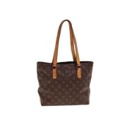 Pre-owned Canvas shoulder-bags Louis Vuitton Vintage , Brown , Dames