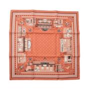 Pre-owned Silk scarves Hermès Vintage , Multicolor , Dames