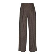 Casual Broek NIU , Brown , Dames