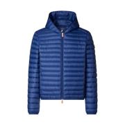 Blauwe Trendy Heren Winterjas Save The Duck , Blue , Heren