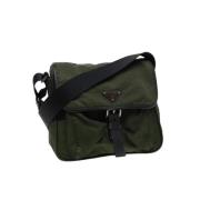 Pre-owned Nylon prada-bags Prada Vintage , Green , Dames