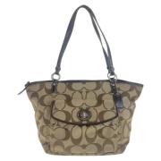 Pre-owned Canvas shoulder-bags Coach Pre-owned , Brown , Dames