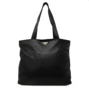 Pre-owned Leather prada-bags Prada Vintage , Black , Dames