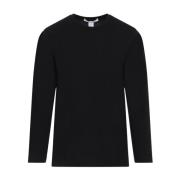 Zwart T-shirt Modern Stijl Comme des Garçons , Black , Heren