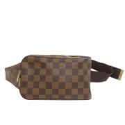 Pre-owned Canvas shoulder-bags Louis Vuitton Vintage , Brown , Dames