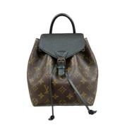 Pre-owned Canvas backpacks Louis Vuitton Vintage , Black , Dames