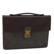 Pre-owned Leather louis-vuitton-bags Louis Vuitton Vintage , Black , D...