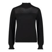 Gebreide trui met Lurex-draad Betty & Co , Black , Dames