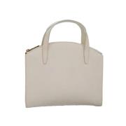 Pre-owned Leather handbags Gucci Vintage , White , Dames