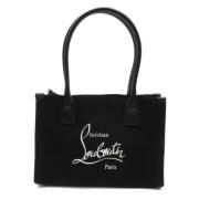 Pre-owned Canvas shoulder-bags Christian Louboutin Pre-owned , Black ,...