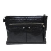 Pre-owned Leather balenciaga-bags Balenciaga Vintage , Black , Dames