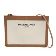 Pre-owned Canvas balenciaga-bags Balenciaga Vintage , Beige , Dames