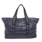 Pre-owned Leather totes Bottega Veneta Vintage , Blue , Dames