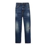 Destroyed Boyfriend Cropped Jeans Liu Jo , Blue , Dames