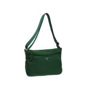 Pre-owned Nylon prada-bags Prada Vintage , Green , Dames