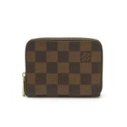 Pre-owned Canvas wallets Louis Vuitton Vintage , Brown , Dames