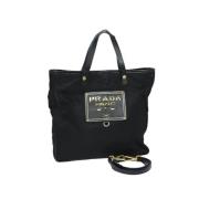 Pre-owned Nylon prada-bags Prada Vintage , Black , Dames