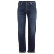 Donkere Denim Jeans Tela Genova , Blue , Heren