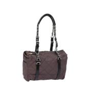 Pre-owned Nylon prada-bags Prada Vintage , Purple , Dames