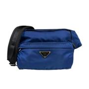 Pre-owned Nylon prada-bags Prada Vintage , Blue , Heren