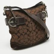 Pre-owned Canvas crossbody-bags Coach Pre-owned , Brown , Dames