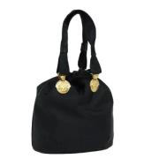 Pre-owned Nylon handbags Versace Pre-owned , Black , Dames