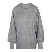 Wol Kasjmier Ronde Hals Trui Absolut Cashmere , Gray , Dames