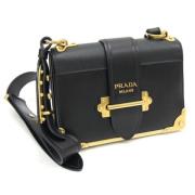 Pre-owned Leather prada-bags Prada Vintage , Black , Dames